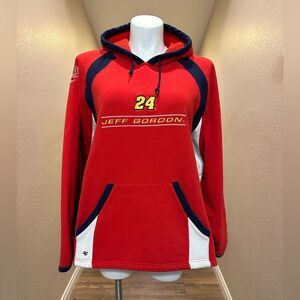 VTG Chase Authentics Jeff Gordon 2XL Hoodie 24 Dupont NASCAR Red Navy Trim